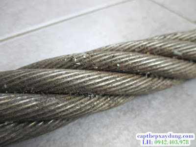Cáp cẩu Hàn Quốc 6x36 Hàn Quốc, Cáp cẩu Hàn Quốc, Cáp cẩu, Lõi thép