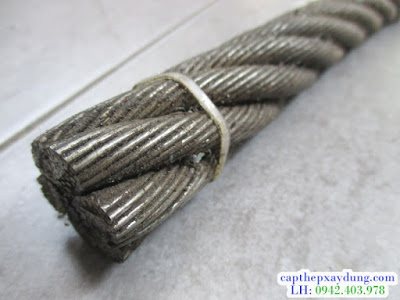 Cáp cẩu Hàn Quốc 6x36 Hàn Quốc, Cáp cẩu Hàn Quốc, Cáp cẩu, Lõi thép