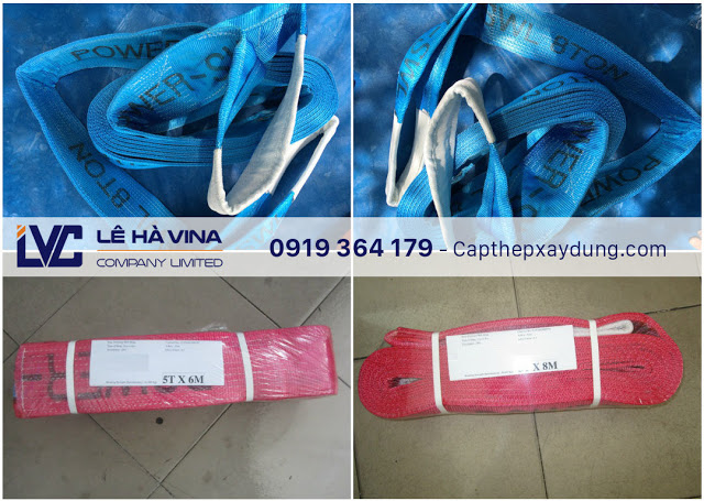 Cáp cẩu vải Hàn Quốc, Cáp cẩu, Công ty Lê Hà Vina, Cáp thép