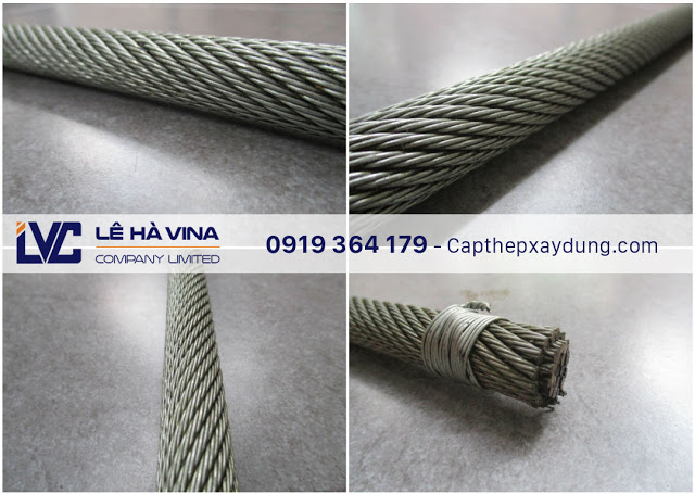 Cáp chống xoắn Hàn Quốc, Cáp chống xoắn, Công ty Lê Hà Vina, Cung cấp cáp thép, Cáp thép