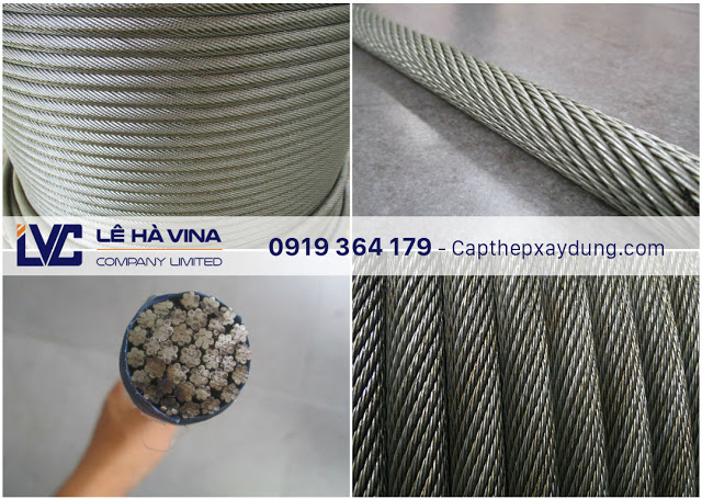 Cáp mạ Hàn Quốc lõi thép, Cáp mạ Hàn Quốc, Cầu treo dân sinh, Cáp mạ, Lê Hà Vina