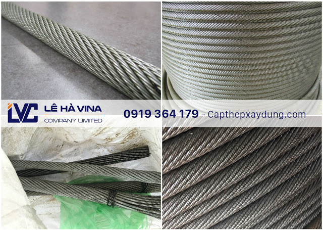 Cáp chống xoắn, Cáp chống xoắn Hàn Quốc, Cáp chống xoắn Trung Quốc, Cáp thép, Công ty Lê Hà Vina