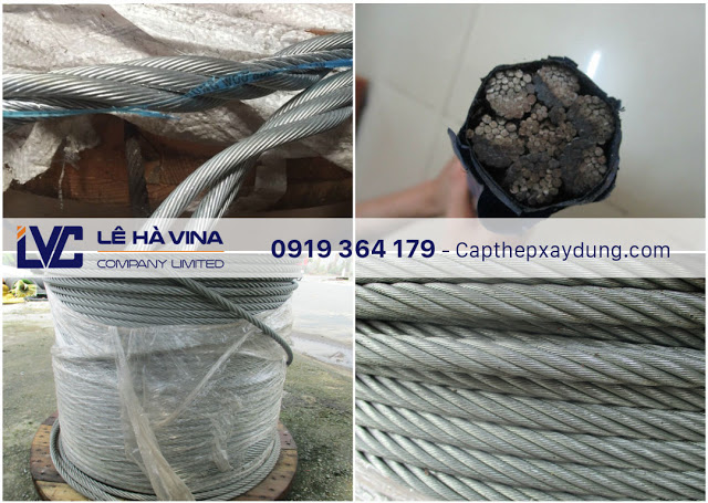 Cáp thép DRS Hàn Quốc, Cáp thép, Cáp thép Hàn Quốc, Công ty Lê Hà Vina
