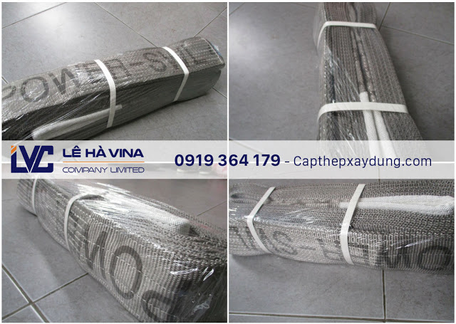 Cáp vải cẩu hàng Hàn Quốc, Cáp vải cẩu hàng, Cáp vải, Lê Hà Vina, Cáp thép