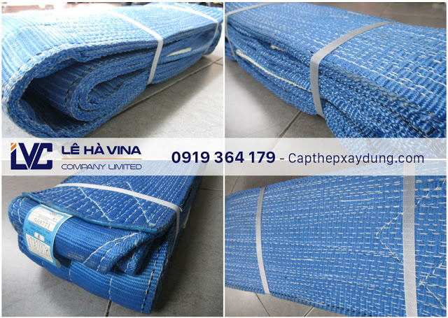 Cáp vải cẩu hàng Hàn Quốc, Cáp vải cẩu hàng, Cáp vải, Lê Hà Vina, Cáp thép