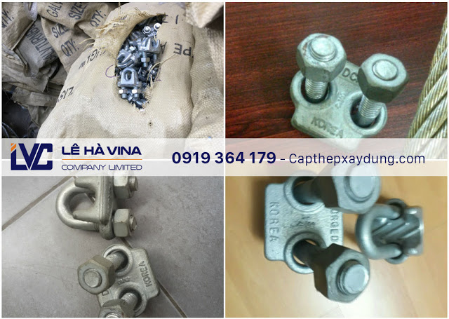 Khóa cáp mạ kẽm Hàn Quốc phi 20, Khóa cáp mạ kẽm Hàn Quốc, Khóa cáp mạ kẽm, Lê Hà Vina, Cáp mạ kẽm Hàn Quốc