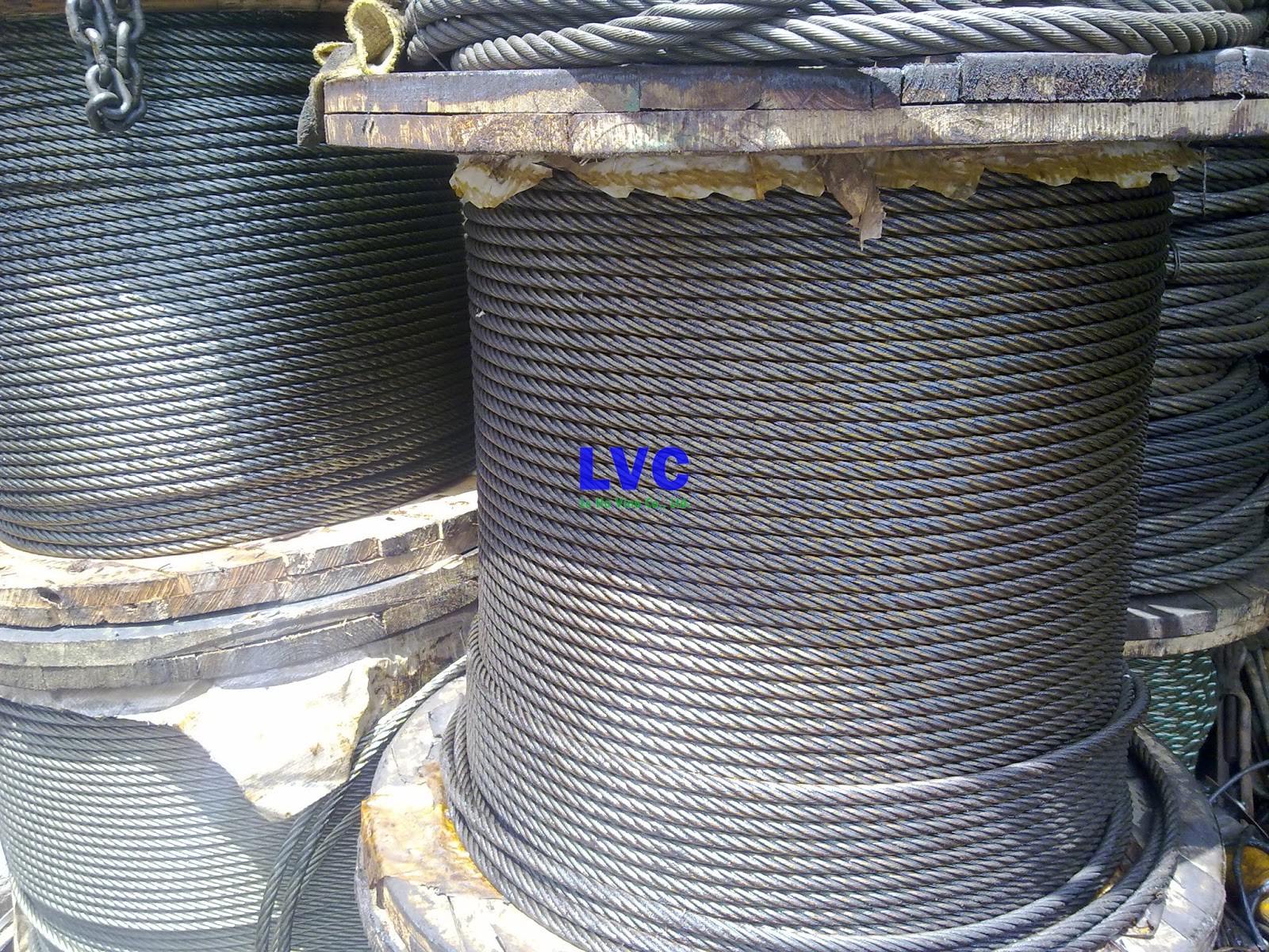 Cáp cẩu trục Hàn Quốc, Sợi thép, Lê Hà Vina, Cáp thép, Cáp cẩu trục