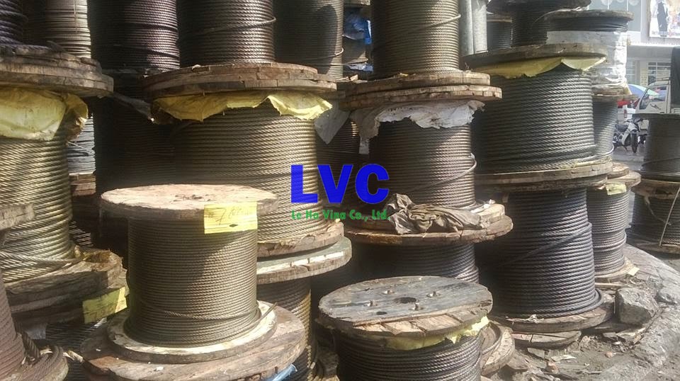Cáp thép 6x36 nhập khẩu Hàn Quốc, Cáp thép 6x36, Lê Hà Vina, Cáp thép, Sợi thép
