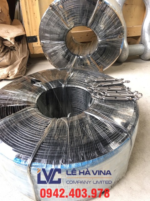 cáp thép bọc nhựa, cáp bọc nhựa, cáp thép, cáp chống xoắn, cáp cứng viễn thông