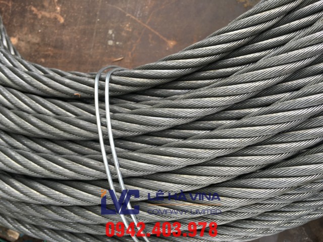 cáp 6x36, cáp thép, cung cấp cáp thép, Lê Hà Vina, công ty Hưng Long Phước