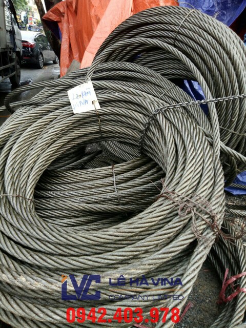 cáp 6x36, cáp thép, cung cấp cáp thép, Lê Hà Vina, công ty Hưng Long Phước