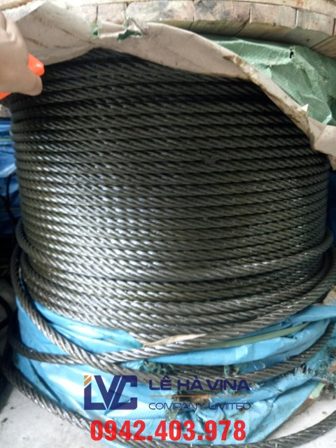 cáp thép, công ty XD PHL, sợi cáp thép, cáp cẩu 6x36+FC, cáp cẩu, cáp neo giằng, cáp chống xoắn