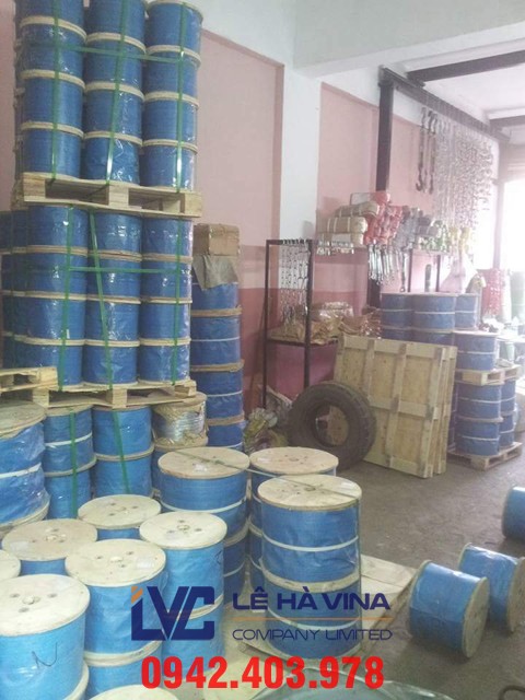 cáp 6x12, tăng đơ, tăng đơ cáp, cáp thép, cáp mạ 6x12+FC, Lê Hà Vina
