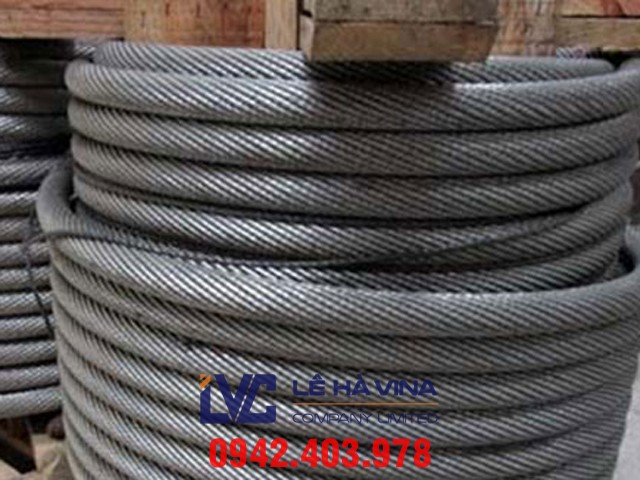 Cáp chống xoắn Hàn Quốc 19*7, Cáp chống xoắn Hàn Quốc, Cáp chống xoắn, công ty TNHH Lê Hà Vina, Cấu tạo của cáp chống xoắn, Đặc điểm của cáp chống xoắn Hàn Quốc 19*7, Mua cáp chống xoắn Hàn Quốc