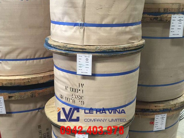 Cáp thép 6*36 IWRC, Cáp thép 6*36, Cáp thép, Cáp thép 6*36 IWRC mạ kẽm, Cáp thép 6*36 IWRC mạ kẽm Hàn Quốc, công ty TNHH Lê Hà Vina, Lê Hà Vina, Cấu tạo của cáp thép 6*36 IWRC, Đặc điểm của cáp thép 6*36 IWRC, Mua cáp thép