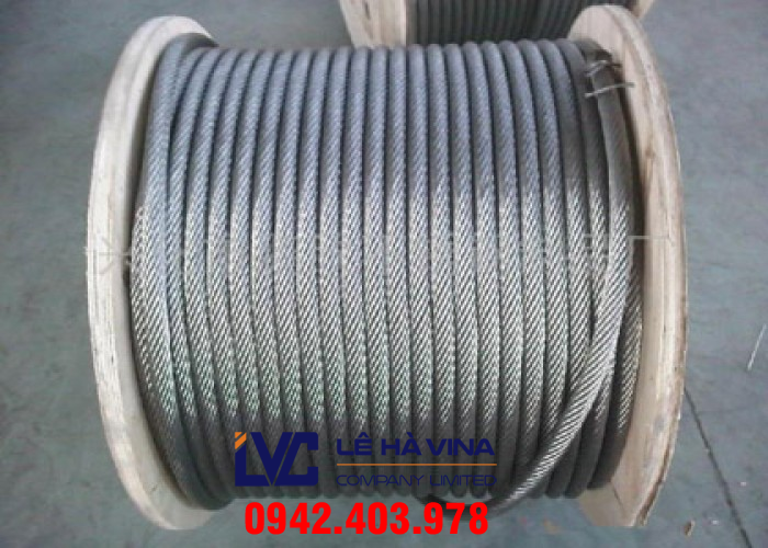 Cáp thép chống xoắn 35x7, Cáp thép chống xoắn, Cáp thép, Cấu tạo cáp chống xoắn chống xoay 35x7, Địa chỉ mua cáp thép chống xoắn 35x7 tại Hà Nội, Lê Hà Vina, công dụng chống xoắn
