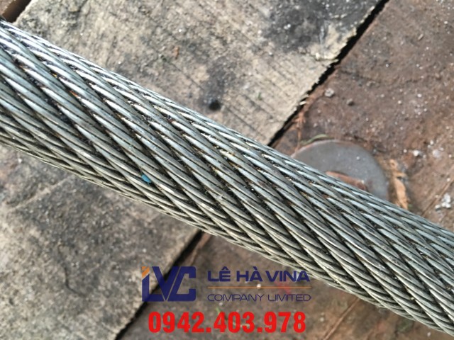 Cáp thép chống xoắn 35x7, Cáp thép chống xoắn, Cáp thép, Cấu tạo cáp chống xoắn chống xoay 35x7, Địa chỉ mua cáp thép chống xoắn 35x7 tại Hà Nội, Lê Hà Vina, công dụng chống xoắn