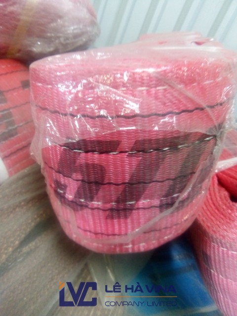 Cáp vải 5 tấn 5mm, Dây cáp vải 5 tấn 5m, Dây cáp vải, Cáp vải 5 tấn, Sợi cáp vải cẩu hàng, Cáp vải cẩu hàng