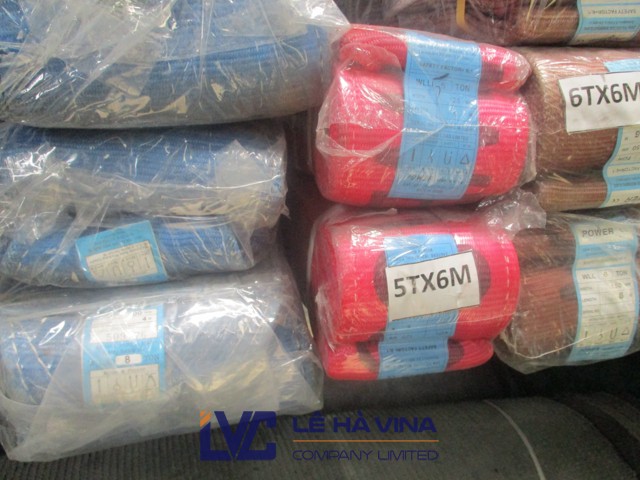 Cáp vải 8 tấn, Cáp vải, Dây cáp vải 8 tấn, Dây cáp vải cẩu hàng, Cáp cẩu vải 8 tấn