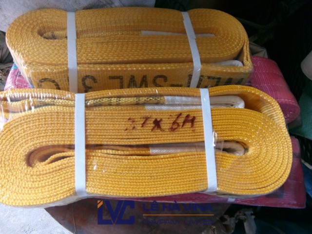 Dây cáp vải, Cáp vải, Cáp vải bạt, Dây cẩu hàng, Cáp vải cẩu hàng, Cáp vải dẹt cơ bản