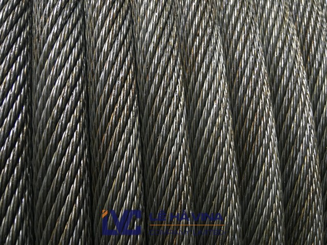 Cáp chống xoắn 35x7, Cáp chống xoắn, Sợi thép chống xoắn, Sợi cáp chống xoắn