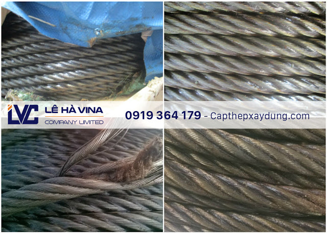 Cáp cẩu mạ dầu Hàn Quốc, Cáp cẩu mạ dầu, Cáp cẩu, Cáp thép bọc nhựa, Lê Hà Vina
