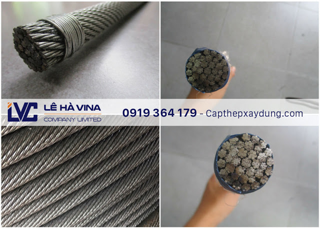 Cáp chống xoay 36x7 Hàn Quốc, Cáp chống xoay, Cáp, Lê hà Vina