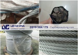 Cáp mạ Hàn Quốc 6x36, Cáp mạ Hàn Quốc, Cáp mạ, Lê Hà Vina, Sản phẩm cáp mạ