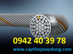 Cáp thép Hàn Quốc, Cáp thép, Cầu treo, Tháp cẩu, Cáp chống xoay