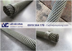 Cáp thép Hàn Quốc, Cáp thép, Phụ kiện cáp thép, Lê Hà Vina, Cáp chống xoắn