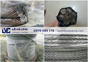 Cáp thép Man Ho Hàn Quốc, Cáp thép Man Ho, Cáp thép, Cáp bọc nhựa, Cáp mạ kẽm lõi thép