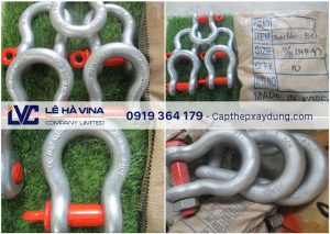 Mã ní omega chốt vặn ren Hàn Quốc, Mã ní omega, Phân phối cáp thép, Phụ kiện cáp thép, Công ty Lê Hà Vina