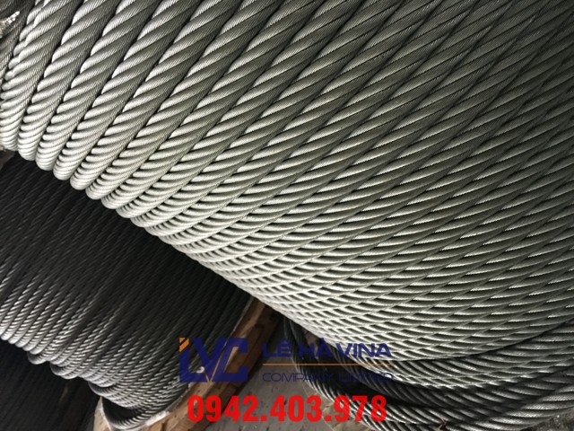 cáp thép, công ty XD PHL, sợi cáp thép, cáp cẩu 6x36+FC, cáp cẩu, cáp neo giằng, cáp chống xoắn