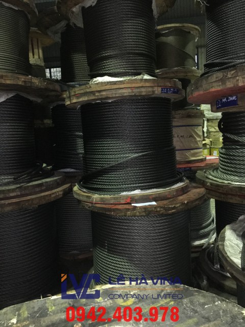 cáp thép không mạ, dây cáp thép không mạ, cáp thép, cáp không mạ, ốc xiết cáp