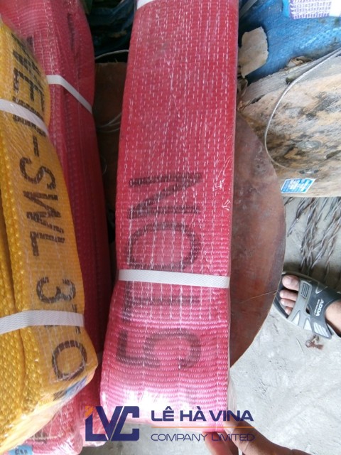 Cáp vải 5 tấn 5m, Dây cáp vải 5 tấn 5m, Cáp vải 5 tấn, Cáp vải, Cáp vải cẩu hàng