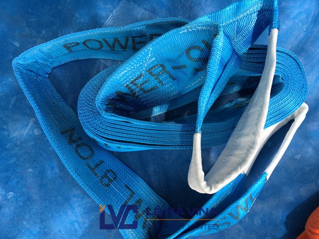 Cáp vải 8 tấn, Cáp vải, Dây cáp vải 8 tấn, Dây cáp vải cẩu hàng, Cáp cẩu vải 8 tấn