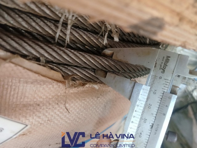 Cáp chống xoắn, Giá cáp chống xoắn, Báo giá cáp chống xoắn, Cáp thép chống xoắn 35x7, Cáp thép chống xoắn