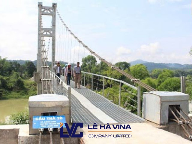 Cầu treo dân sinh, Cầu treo, Thi công cầu treo, Thiết kế cầu treo, Xây dựng cầu treo