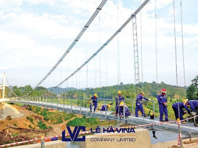 Cầu treo dân sinh, Cầu treo, Thi công cầu treo, Thiết kế cầu treo, Xây dựng cầu treo